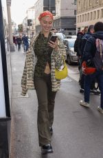 IRIS LAW Out at Milan Fashion Week 02/24/2022