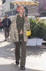 IRIS LAW Out at Milan Fashion Week 02/24/2022