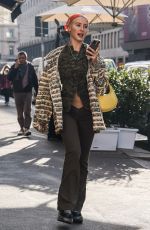 IRIS LAW Out at Milan Fashion Week 02/24/2022