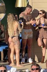 IVA KOVACEVIC Celebrates Superbowl with Friends at a Party in Las Vegas 02/13/2022