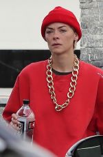 JAIME KING at a Gas Station in Studio City 02/26/2022