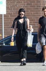 JAIMIE ALEXANDER and David Raymond at Farmers Market in Los Angeles 01/30/2022