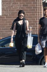 JAIMIE ALEXANDER and David Raymond at Farmers Market in Los Angeles 01/30/2022