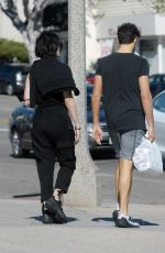 JAIMIE ALEXANDER and David Raymond at Farmers Market in Los Angeles 01/30/2022