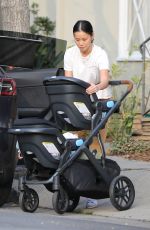 JAMIE CHUNG Out at Griffith Park in Los Angeles 02/23/2022