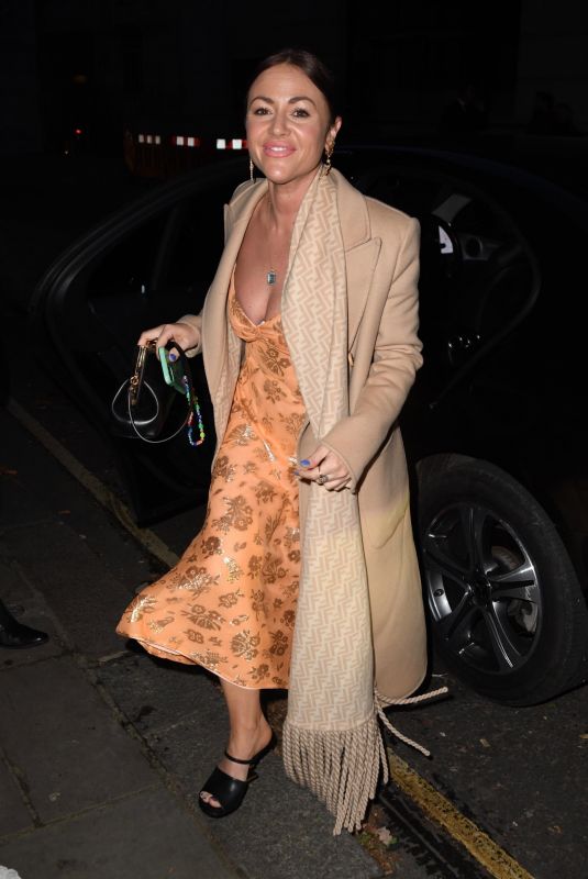 JAMIE WINSTONE Arrives at Rico Fashion Sow in London 02/18/2022
