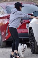 JENNA DEWAN Out Hiking with Her Dog in Santa Monica 02/05/2022