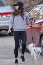 JENNA DEWAN Out Hiking with Her Dog in Santa Monica 02/05/2022