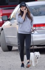 JENNA DEWAN Out Hiking with Her Dog in Santa Monica 02/05/2022