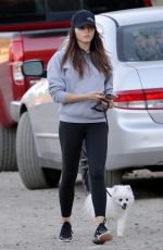 JENNA DEWAN Out Hiking with Her Dog in Santa Monica 02/05/2022
