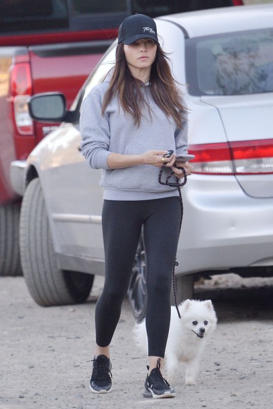 JENNA DEWAN Out Hiking with Her Dog in Santa Monica 02/05/2022