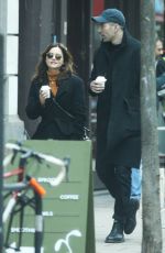 JENNA LOUISE COLEMAN Out for Coffee in London 02/20/2022