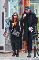 JENNA LOUISE COLEMAN Out for Coffee in London 02/20/2022