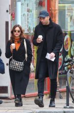 JENNA LOUISE COLEMAN Out for Coffee in London 02/20/2022