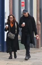 JENNA LOUISE COLEMAN Out for Coffee in London 02/20/2022