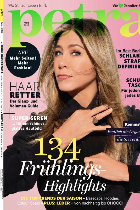 JENNIFER ANISTON in Petra Magazine, March 2022