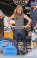 JENNIFER ANISTON on the Set of Murder Mystery 2 in Waikiki 02/01/2022
