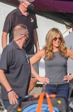 JENNIFER ANISTON on the Set of Murder Mystery 2 in Waikiki 02/01/2022