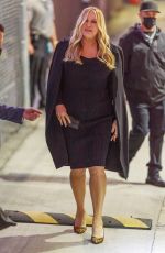 JENNIFER COOLIDGE Arrives at Jimmy Kimmel Live in Los Angeles 02/07/2022