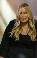 JENNIFER COOLIDGE Arrives at Jimmy Kimmel Live in Los Angeles 02/07/2022