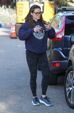 JENNIFER GARNER Out for Morning Walk with a Friend in Brentwood 02/01/2022