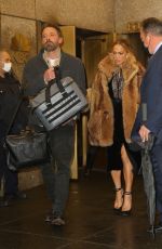 JENNIFER LOPEZ and Ben Affleck Leaves NBC Studios in New York 02/03/2022