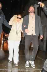 JENNIFER LOPEZ and Ben Affleck Night Out in New York 02/04/2022