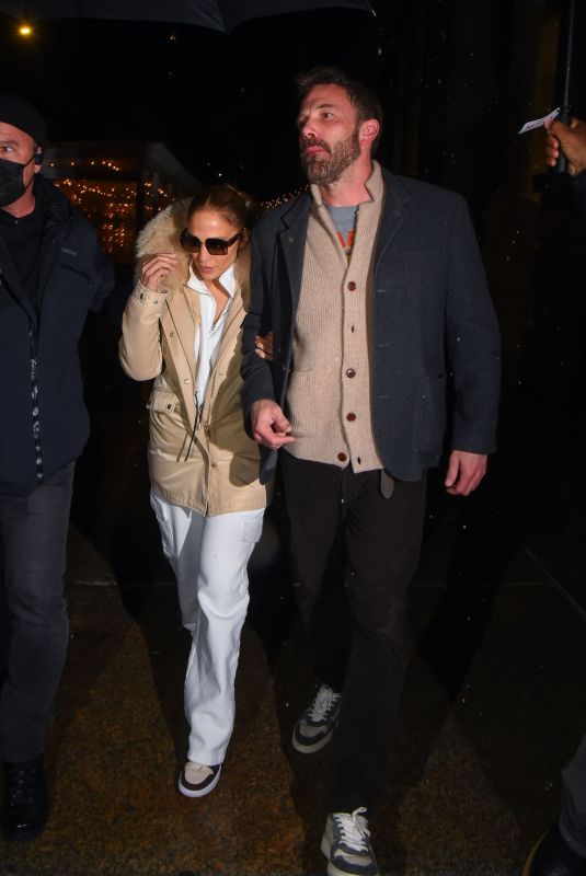 JENNIFER LOPEZ and Ben Affleck Night Out in New York 02/04/2022