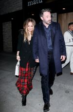 JENNIFER LOPEZ and Ben Affleck Out for Date Night in Beverly Hills 01/31/2022