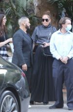 JENNIFER LOPEZ and Benny Medina at Bel Air Hotel 02/11/2022