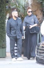 JENNIFER LOPEZ and Benny Medina at Bel Air Hotel 02/11/2022