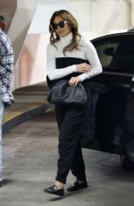 JENNIFER LOPEZ Arrives at Lucky Strike in Hollywood 02/26/2022