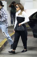 JENNIFER LOPEZ Arrives at Lucky Strike in Hollywood 02/26/2022