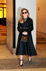 JENNIFER LOPEZ Arrives at MTV Studios to Promote Her New Movie Marry Me in New York 02/04/2022