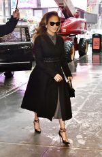 JENNIFER LOPEZ Arrives at MTV Studios to Promote Her New Movie Marry Me in New York 02/04/2022
