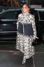 JENNIFER LOPEZ Arrives at NBC Studios in New York 02/03/2022