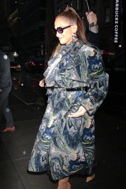 JENNIFER LOPEZ Arrives at Today Show in New York 02/03/2022