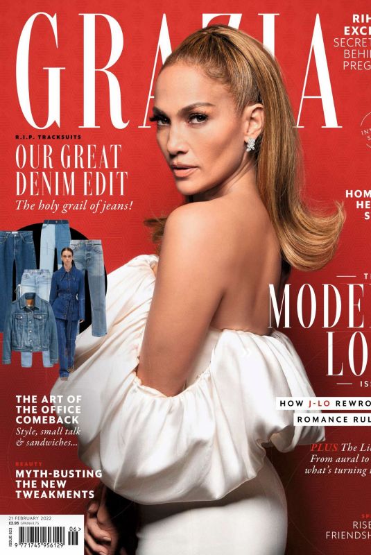 JENNIFER LOPEZ in Grazie Magazine, February 2022