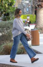 JESSICA ALBA Arrives at Her Honest Company Headquarters in Playa Vista 02/22/2022