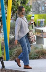 JESSICA ALBA Arrives at Her Honest Company Headquarters in Playa Vista 02/22/2022