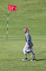 JESSICA ALBA at Golf Course in Los Angeles 02/26/2022