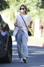 JESSICA ALBA Out at a Park in Los Angeles 02/06/2022