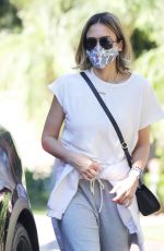 JESSICA ALBA Out at a Park in Los Angeles 02/06/2022