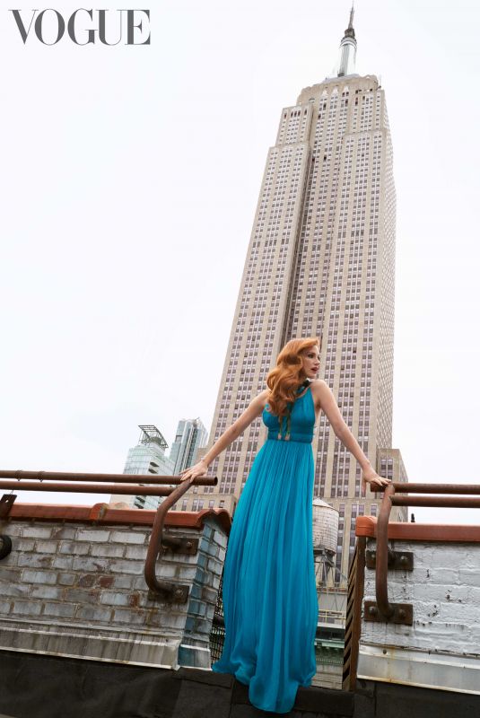JESSICA CHASTAIN for British Vogue Hollywood Portfolio, February 2022