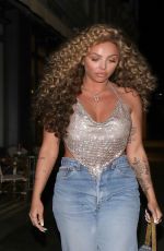 JESY NELSON Out for Dinner at Ours Restaurant in Knightsbridge 02/26/2022