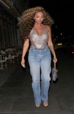 JESY NELSON Out for Dinner at Ours Restaurant in Knightsbridge 02/26/2022