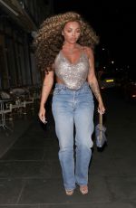JESY NELSON Out for Dinner at Ours Restaurant in Knightsbridge 02/26/2022