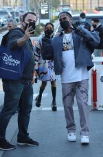 JHENE AIKO Arrives at SoFi Stadium in Los Angeles 01/30/2022