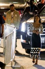 JHENE AIKO Leaves Super Bowl LVI at SoFi Stadium in Inglewood 02/13/2022