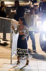 JHENE AIKO Leaves Super Bowl LVI at SoFi Stadium in Inglewood 02/13/2022